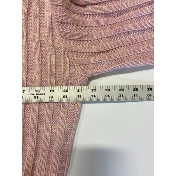 Blank‎ NYC Women's Heather Ribbed Crewneck Sweater In Lilac Mist Size S NWT - Picture 10 of 11